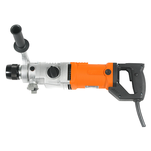 Orangefarbener Bohrhammer